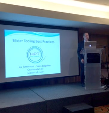Joe Fetterman, provided a presentation on the importance of Blister Tooling and Packaging Design